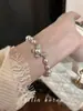 Collar de Perlas Blancas Australianas Shijia con Mariposa Lujo Ligero Gama Alta Exquisito El Más Fácil de Combinar Cadena para Clavícula Cadena de Moda para Suéteres para Mujeres