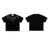 Camiseta Tie-Dye 2026 Nuevo Verano para Hombre Holgada Estilo Urbano Retro Manga Corta Camiseta Estilo Americano Proceso Tie-Dye