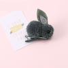 Internet Celebrante Lindo Super Lindo Anillo de Cabello de Conejo Niña Dibujos Animados Felpa Horquilla Coreana Niños Sencillo Bola Accesorios para el Cabello