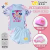 Grupo de Chicas Caza K-Pop Huntrax Conjunto de Baño de Dos Piezas Verano Secado Rápido Manga Corta Pantalones Cortos Equipo de Natación
