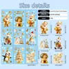 Nuevos stickers navideños creativos 2026 para sala de estar, dormitorio, baño y tienda - decoraciones navideñas removibles