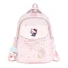 Mochila Infantil Nueva de Dibujos Animados para Niños Gato Lindo Cuadros Mochila para Niños y Niñas Ligera Simple Mochila Escolar para Estudiantes