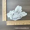 Nuevas accesorios de encaje de tela de seda de leche blanca accesorios de ropa hechos a mano diy decoración de zapatos y calcetines de malla Xiangyun
