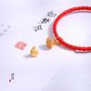 Colar com Pingente de Lótus Shajin do Vietnã de longa data Pulseira Dupla Shihuan Feminina Corda de Mão Genuína Acessórios DIY com Contas