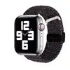 Adequado para pulseira apple iwatch apple ajustável trançada 8 pulseira apple fivela dobrável sucção magnética pulseira ultar