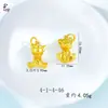 Acessórios DIY Banhados a Ouro de Alta Retenção de Cor Pingente de Lua Pulseira Colar Materiais para Miçangas Moda Retro Chinesa Versátil