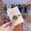 Pinza para el pelo de fieltro de color tridimensional de dibujos animados lindos estilo coreano para niñas, pinza BB, accesorio para el pelo de fruta de celebridad de internet, cuerda para el pelo nueva de otoño e invierno