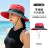 Sombrero de Sol para Mujer Sombrero de Verano para Protección Solar Sombrero de Pescador de Mezclilla Anti-UV para Exterior Sombrero Deportivo de Montañismo para Hombre y Mujer
