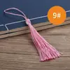 Atacado de Fábrica Ornamento Pendurado Estilo Antigo Marcador de Página Leque Festivo Tassel Colorido Embalagem Presente Cortina Pequeno Tassel
