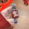 Adecuado para Bandas de Apple Watch Applewatch S12/10/Ultra3 Correa de Reloj de Bucle de Nylon para Cintura Pequeña