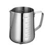 Suministro de fuente taza de flor de café 304 boca puntiaguda taza de burbujas de leche cilindro de burbujas de leche acero inoxidable pico de loro cilindro de flor