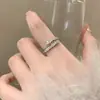 Anillo en Forma de Serpiente del Año del Zodiaco para Mujer, Anillo Ajustable de Lujo Ligero de Alta Gama para Dedo Índice, Anillo de Moda Minimalista con Personalidad