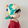 Gorro Infantil para Otoño e Invierno, Lindo y Adorable Gorro de Lana Tejida para Niños, Grueso y Cálido con Protección para los Oídos a Prueba de Viento para Niñas