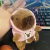Celebridad de internet lindo capibara capibara colgante peluche juguete muñeca bolsa colgante llavero Muñeca Muñeca