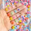 Borla Roja Completa Celebridad de Internet Manicura Popular Luminosa Grande Mediana y Pequeña Joyería de Tortuga Dibujo Animado Clásico Japonés Accesorios de Uñas Versátiles