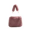 Bolso de Mano Relleno para Mujer, Moderno y Versátil, Nuevo Estilo, Peludo y Lindo, Mini Estilo Coreano, Bolso Cuadrado Cruzado Moderno, Personalizado