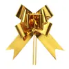 Decoraciones Colgantes en Forma de Lazo Acabado Espejo de 30 Piezas para Fiestas Navideñas Transfronterizas, Cintas Colgantes Recubiertas de Aluminio