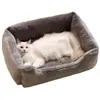 Nido para Mascotas, Nido para Gatos, Cálido de Invierno Grande, Mediano y Pequeño Nido para Perros, Alfombrilla Universal para Mascotas Montada en Coche de Cuatro Estaciones, Nido para Mascotas