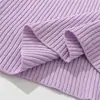 Estilo Garota Hot Retro Slim Fit Sexy Elástico Decote Gota Emagrecedor com Vibe Relaxada, Blusa de Tricô Regata sem Mangas Única para Mulheres