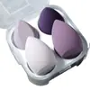 Huevo de cáscara de huevo Huevo de Belleza Esponja de Polvo Súper Suave Doble Uso Seco y Húmedo Esponja Hidrofílica para Maquillaje Huevo de Maquillaje Maquillaje