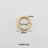 Anillo de Resorte Retorcido de Metal Llavero Colgante para Bolso Anillo Abierto Móvil Juguete Muñeca Hebilla Colgante Accesorio Cierre de Resorte