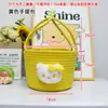 Caja tejida de cuerda de algodón para envolver regalos creativos, cesta de dulces para cumpleaños infantil, primera comunión, boda, cesta de regalo portátil