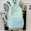 2026 Nova Mochila Casual Xadrez para Estudante Mochila Patchwork para Alunos do Ensino Fundamental II e Ensino Médio Mochila de Viagem para Alunos do Ensino Fundamental II e Ensino Médio