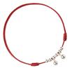 Tobillera de cuerda roja con cascabeles tejida a mano para mujer, el cascabel sonará con sonido, estilo antiguo, cuentas de transferencia, nueva tendencia este año de la vida