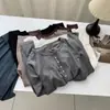 Camiseta de manga larga para mujer, estilo coreano, casual, adelgazante, versátil, cuello redondo, base, con botones de concha, de Tencel y lana, para otoño e invierno