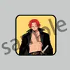 Imán de Refrigerador de Acrílico One Piece Versión Q Dibujos Animados Anime Lindo Periférico Elegante Periférico Imán de Refrigerador Luffy Zoro