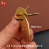 Th694 Tirador de Semilla de Melón Vintage para Armario de Ropa y Gabinete Tirador de Puerta Estilo Chino Tirador de Cajón Antiguo de Cobre Puro Antiguo