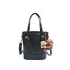 2025 Nova Moda Estilo Ocidental Coreano Mão Balde Bolsa Simples Casual Costura Commuter Ombro Bolsa Crossbody para Mulheres