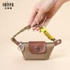 Mini bolsa de bolas de masa hervida, ligera y de moda, de nailon, para guardar auriculares, lápiz labial, monedero, directa de fábrica