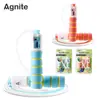 Cuerda para Saltar Mecánica Angnet Ft147 Segmentada en Forma de U de PVC para Carreras (Mezclado) (Raíz)