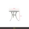 Conjunto de Mesa e Cadeiras de Três Peças para Exterior Pátio Varanda Jardim Mesa de Café Criativa para Lazer Combinação de Mesa e Cadeiras de Rattan para Exterior
