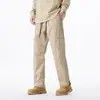 Pantalones de trabajo casuales funcionales ligeros transfronterizos G-stone con diseño de cordón en el dobladillo, adecuados para el transporte al aire libre, pantalones rectos holgados