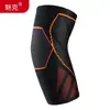 Cotoveleira esportiva de nylon tricotado para basquete, badminton, fitness, aquecedor de cotovelo, braço, corrida ao ar livre, levantamento de peso, fabricantes