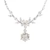 Collar de Espiga de Trigo Floral para Mujer Diseño de Nicho ins Versátil Otoño/Invierno Lujo Ligero Versátil Gama Alta Simple Regalo de Cumpleaños