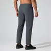 Pantalones Deportivos de Secado Rápido Lulu Unisex para Primavera y Otoño Hombres Color Sólido Versátiles para Exteriores Correr Fitness Casuales