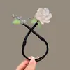 Pinza de pavo real retro de alta gama para mujer, herramienta para moño alto de flor en la parte posterior de la cabeza, clip de torsión para moño perezoso, accesorio para el cabello