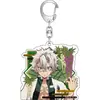Llavero de Kimetsu no Yaiba Acrílico Anime Dibujos Animados Accesorios Colgante Decoración