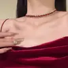 Collar de Cubo de Azúcar con Diamantes Brillantes de Alto Nivel Estilo Francés, Artesanía Pesada, Lujoso y Elegante, Perfecto para Reuniones Anuales de Empresa
