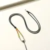 Cuerda de Transferencia Nudo Mambo Cuerda de Mambo Ágata de Jade Colgante de Gama Alta Cuerda de Collar Ajustable Color Café