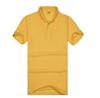 Polo de verano para hombre, nuevo, con logotipo personalizado, color liso, solapa, manga corta, ropa de trabajo, camisa publicitaria, ropa de trabajo de manga corta