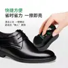 Esponja Cepillo para Lustrar Zapatos Doble Cara Cera Incolora para Zapatos Paño para Zapatos de Cuero Portátil Multifuncional Descontaminación Cuidado del Cuero Sin Daño Lustrador de Zapatos