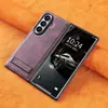 Adecuado para teléfono Samsung Z Fold 8 Ultra, funda protectora con soporte, tapa abatible, diseño plegable, resistente a caídas, funda de cuero de color sólido