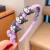 Faixa de Cabelo Fofa Infantil Kulomi Faixa de Cabelo Dentada Antiderrapante para Menina Quebra-Pressão de Cabelo para Menina Quebra-Cabelo Cartão de Cabelo