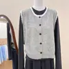 Blusa de Renda Estilo Coreano, Colete Tricotado Solto e Rejuvenescedor, Cardigã Sem Manga Emagrecedor 2025 Outono, Colete Doce da Moda