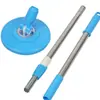 Palo para Mopa Giratoria, Accesorios para Mopa Telescópica Perezosa, Palo para Mopa Grueso y Largo de Acero Inoxidable Lavable a Mano, Mopa que Ahorra Esfuerzo
