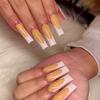 Uña de ballet francés manicura de uñas uña postiza uso transfronterizo uña esmalte de uñas pegatina para uñas uso de esmalte de uñas pieza de esmalte de uñas al por mayor